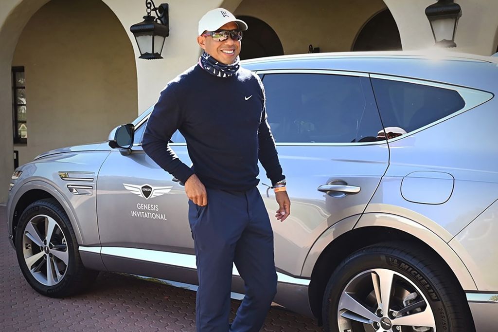 Tiger Woods and His SUV