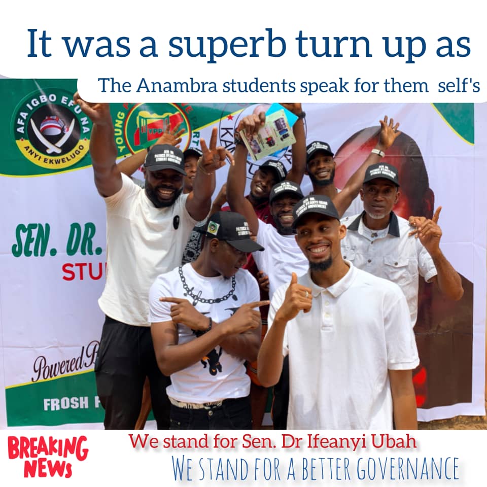ANAMBRA 2021: STUDENT'S LEADERS GATHER FOR IFEANYI UBAH,MAKE DEMANDS IMAGES BY - 9NEWS NIGERIA