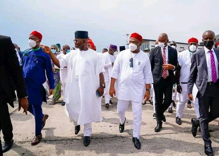 APC STALWARTS ARRIVED IMO TO APPLAUD GOVERNOR UZODINMA'S ACHIEVEMENTS - 9NEWS NIGERIA