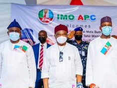 APC Southeast Constitutional review Committee led by Professor Tahir Mamman SAN visits Imo Stae - Governor Hope Uzodinma - 9News Nigeria