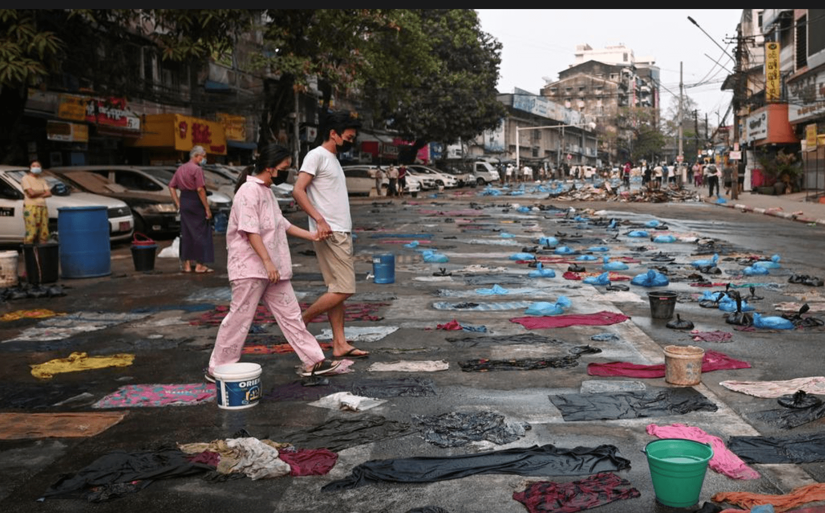 At least 39 reported killed in Myanmar as Chinese factories burn