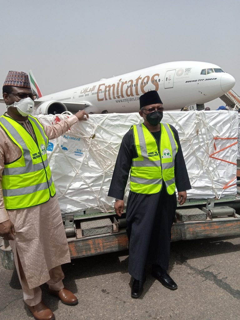 First batch of Covid-19 Vaccines Arrive in Nigeria today - images 1
