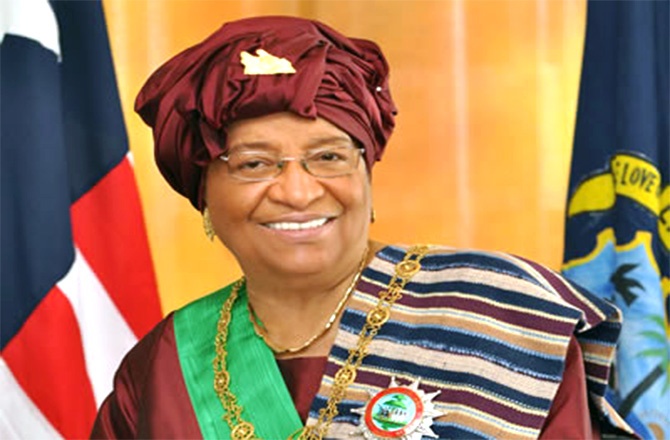 Former Liberian President Ellen Johnson Sirleaf