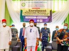 GOV. HOPE UZODIMMA FLAGS-OFF THE ENROLLMENT OF VULNERABLE PERSONS INTO THE BASIC HEALTHCARE PROVISION FUND (BHCPF) SCHEME -9NEWS NIGERIA
