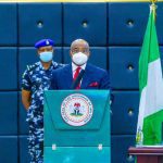 GOVERNOR HOPE UZODINMA ADDRESSING THE NEWLY SWORN IN COMMISSIONERS   9NEWS NIGERIA