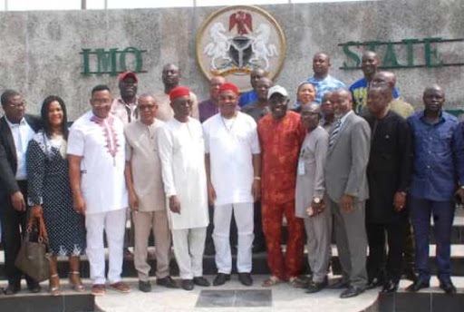 Governor Uzodinma and His Executive members