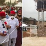Governor Uzodinma commissioning Borehole
