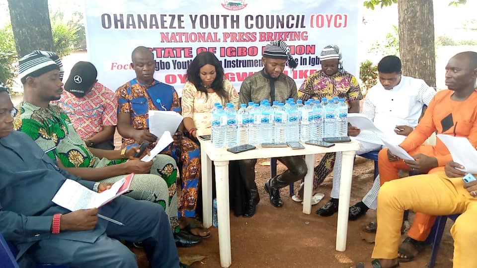 Igboayaka .O. Igboayaka Ohanaeze Youth Council meeting