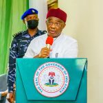 Imo State Governor Hope Uzodinma at the flag off ceremony