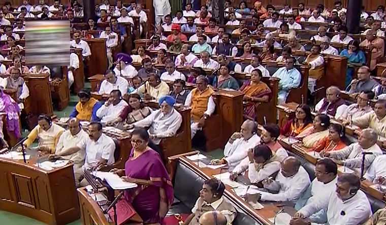 India Parliament Lok Sabha in Session