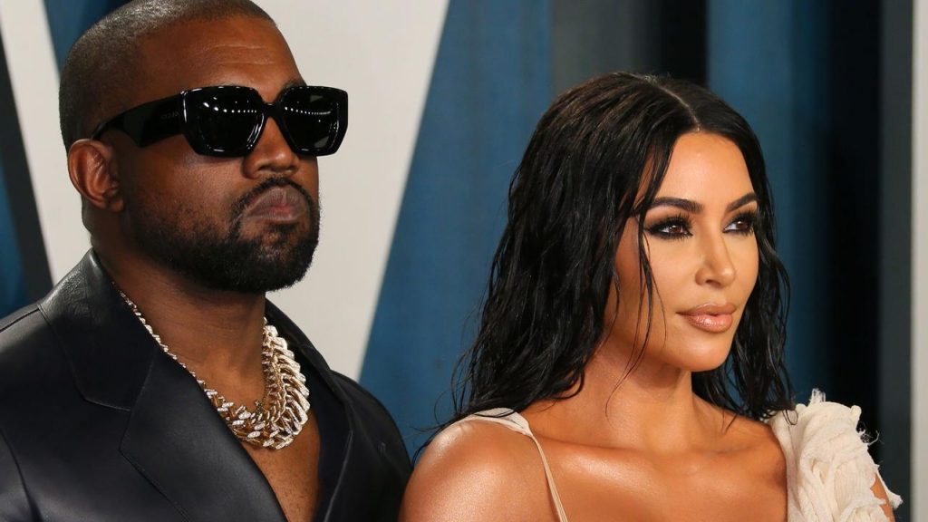 Kanye West and Wife Kim Kardashian