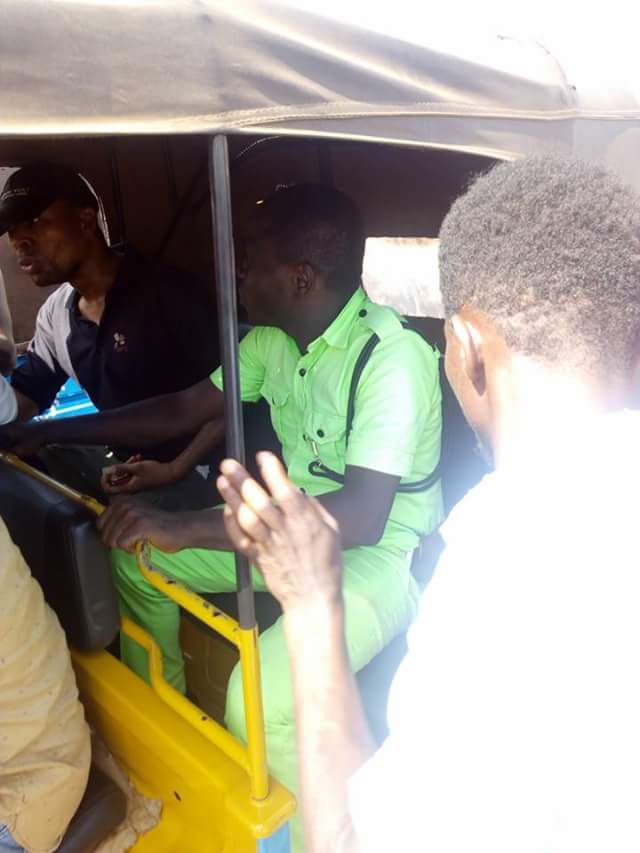 Keke riders protest in Asaba