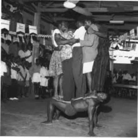 Nwaozize “Killiwe” Nwachukwu - Power display where four persons stood on his stomach