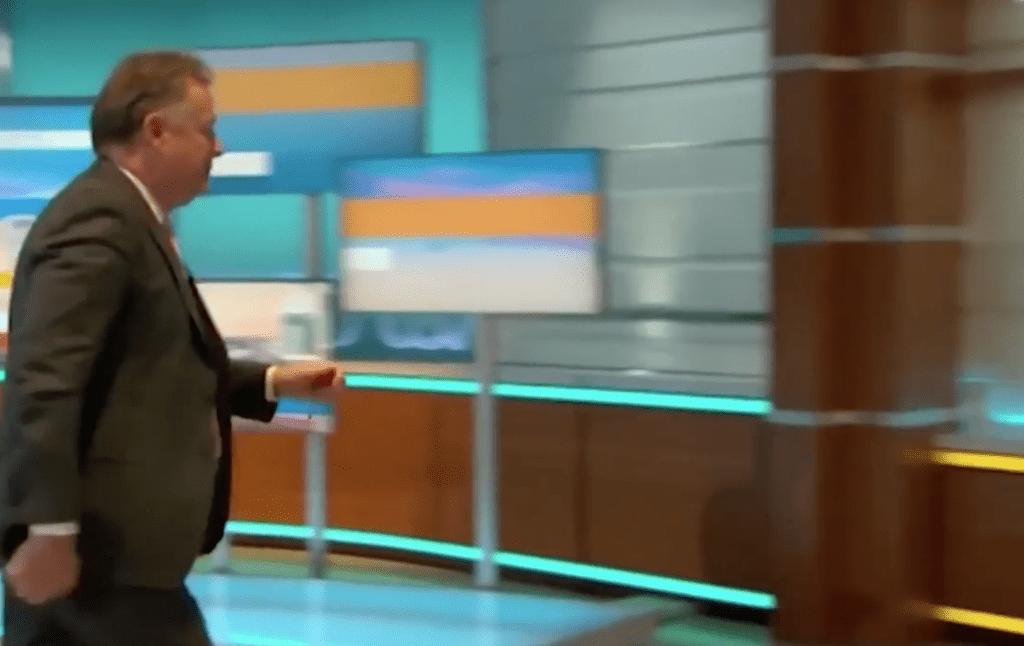 Piers Morgan Walking out of a TV show after being criticised for hating Meghan - 9News Nigeria