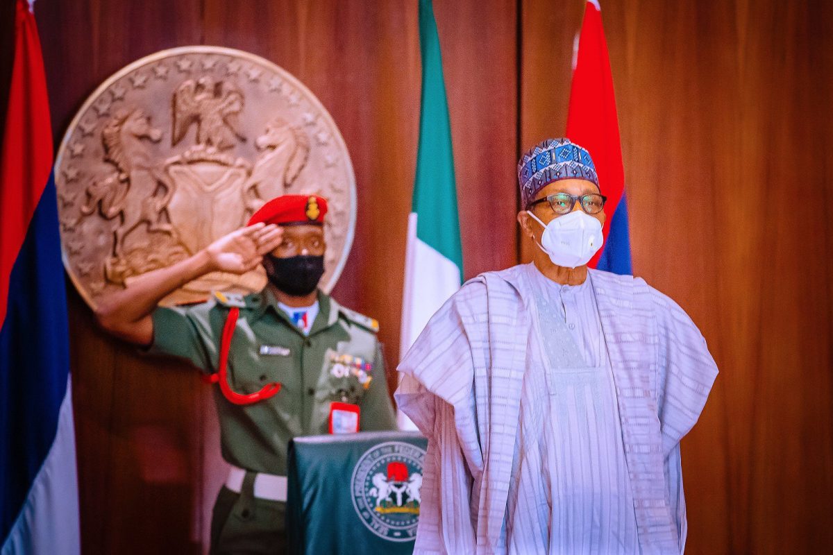 President Buhari Holds Security Meeting With Newly Appointed Service Chiefs   images