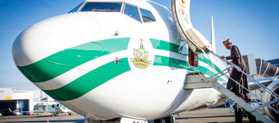 President Buhari Boarding A Flight 