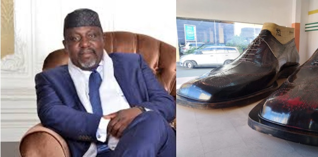 THE BIG DESIGNER SHOE, OKOROCHA LEFT BEHIND THAT IS CAUSING THE BROUHAHA IN IMO