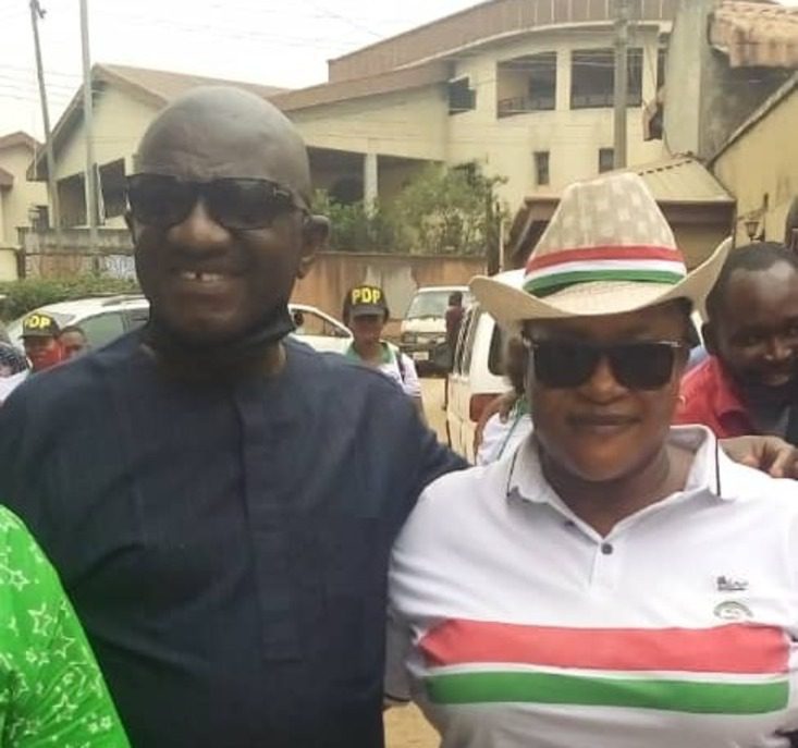 Dr Winston Udeh storms Onitsha North LGA today to interface with the PDP delegates