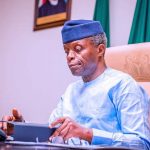 Vice President of Nigeria Yemi Osinbajo in office