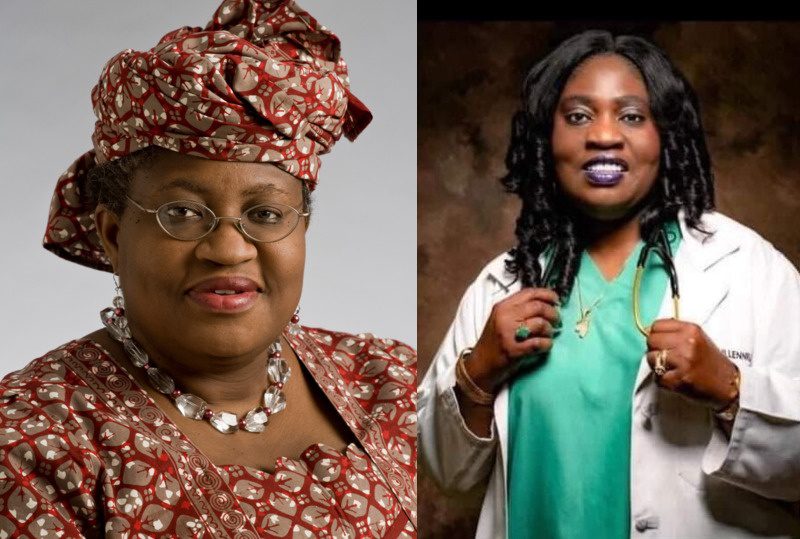 WTO Director General Dr Ngozi Okonjo Iweala and Sister Dr Njide Okonjo Udochi