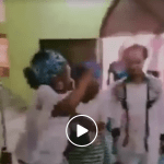 Watch As Odumeje The Indaboski Walked Majestically On Womens Wrappers Laid For Him As He Sprays Them Money