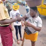 26Years old physically challenged Mary Daniel smiled home with a whopping cheque of one million Naira donated by former governorship candidate Ugwumba Uche Nwosu a few hrs ago in Lagos   News   9News Nigeria