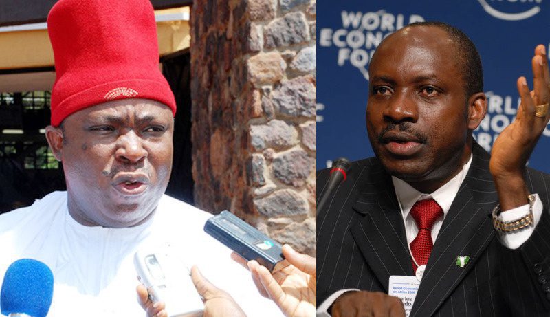 Chief Victor Umeh and Professor Charles Chukwuma Soludo