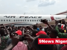 First Flight Landing in Anambra Airport