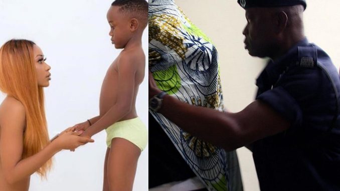 Free at last!: Ghana actress Akuapem Poloo who posted nude photo with her son freed on bail