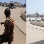 HausaFulani okada riders unleash Terror At Ojo IyanaIba Lagos State destroying cars and properties Video