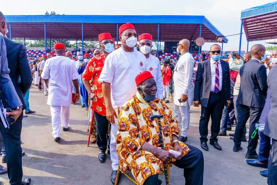 Hope Uzodinma and Ohanaeze Ndigbo president Obiozor
