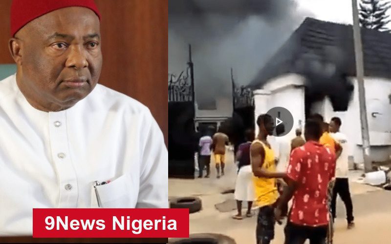 Imo Information Commissioner Emelumba Reveals Why Gov. Hope Uzodinma's House Was Attacked And Set Ablaze