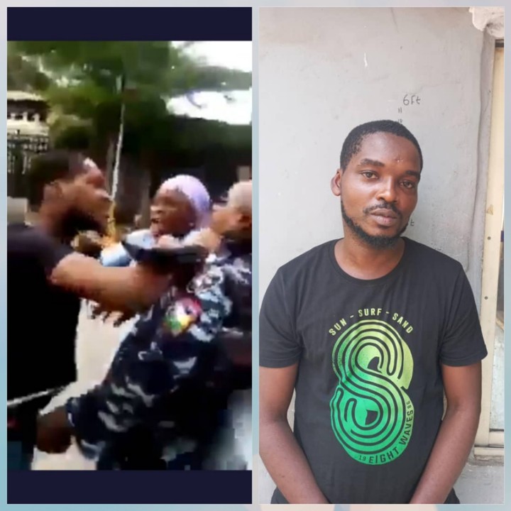 Lagos Policeman Assaulted By Civilian