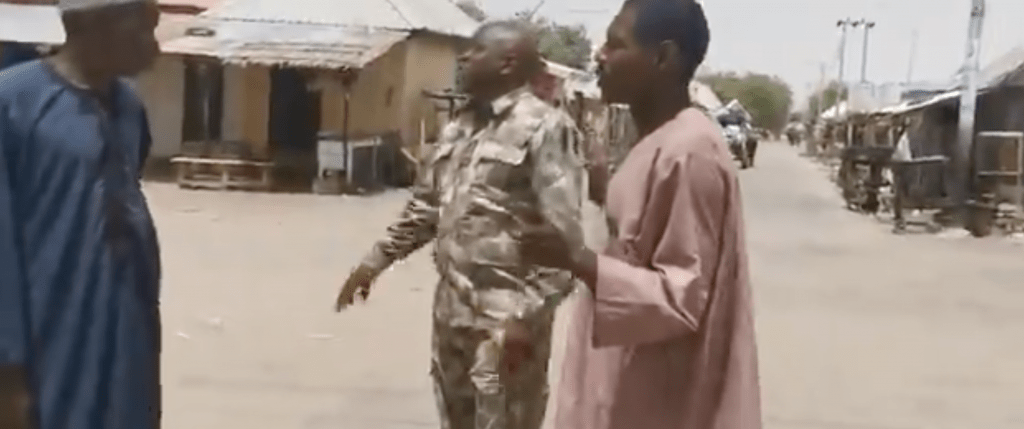 Nigerian Soldier in Damasak town - 9News Nigeria