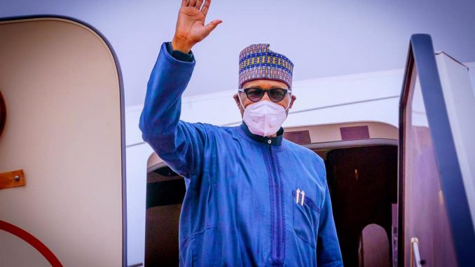 President Buhari Jets Out To London