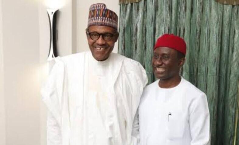 President Buhari and Hon Uchechukwu Ogah