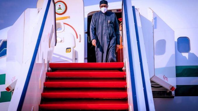 President Buhari returns to Abuja after Private trip to London on 15th April 2021 - 9News Nigeria, Abuja