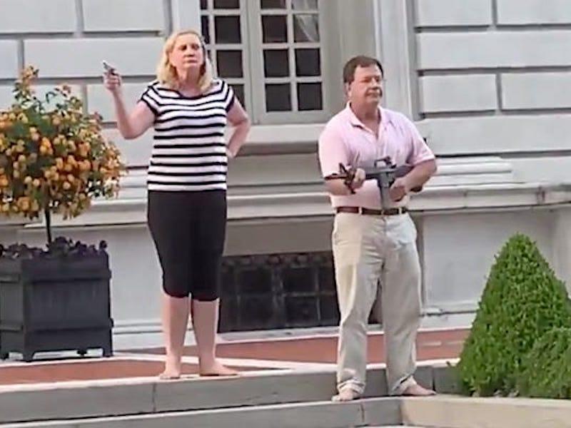 The lawyer who pointed his gun at Black Lives Matter protesters in St. Louis is considering running for Senate