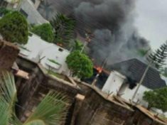 Uzodinma house on fire