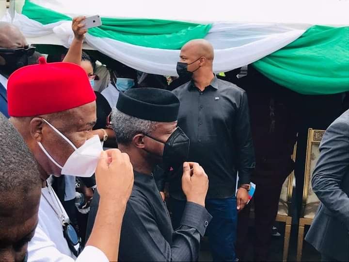 VICE PRESIDENT OSIBANJO ARRIVES IMO FOR CONTINUED ROAD COMMISIONING (PHOTOS) - 9NEWS NIGERIA