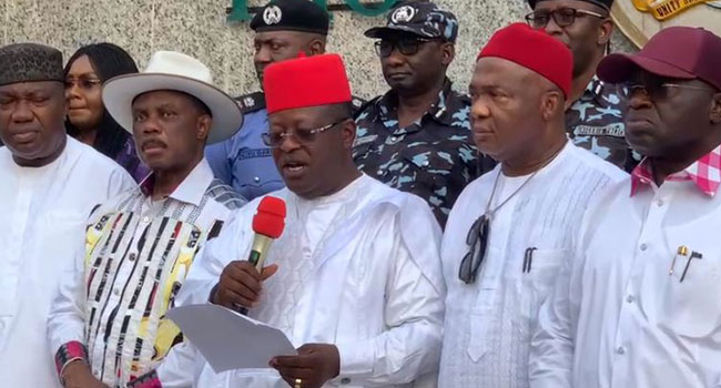 ‘EBUBE AGU’- South-East Governors Establish New Security Outfit To Tackle Rising Insecurity In The Region - Imo State - 9News Nigeria