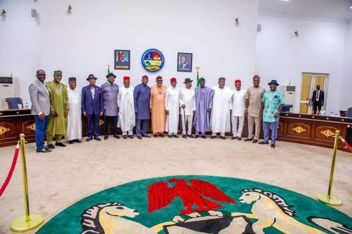 COMMUNIQUE ISSUED AT THE CONCLUSION OF THE MEETING OF THE GOVERNORS OF SOUTHERN NIGERIA IN GOVERNMENT HOUSE ASABA DELTA STATE ON TUESDAY 11TH MAY 2021