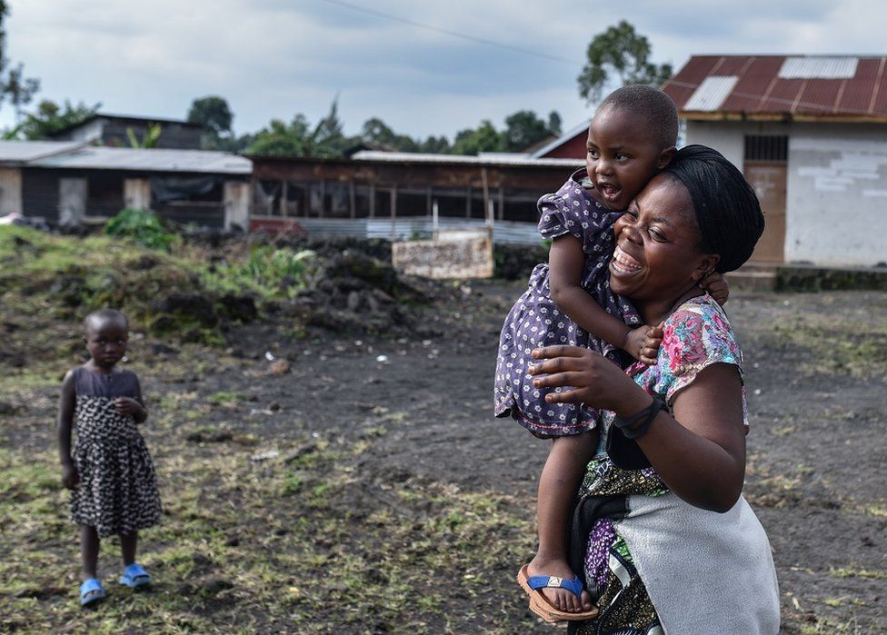 DR Congo's Goma volcano- Desperate search for children missing after eruption 1