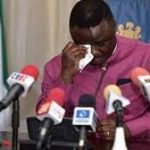 Governor Ben Ayade crying