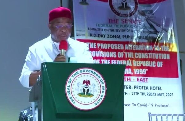 Governor Hope Uzodinma of Imo State
