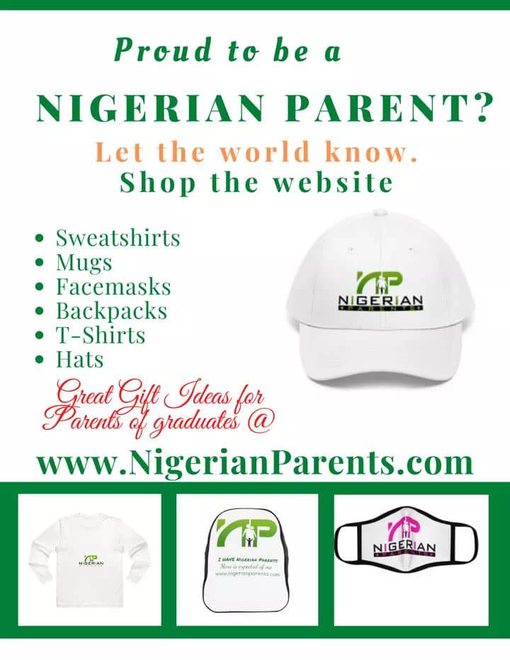 NIGERIAN PARENTS We have to teach and discipline our children on cultural values