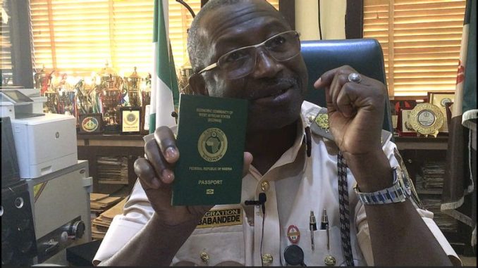 Nigerian Immigration Suspends Passport Issuance