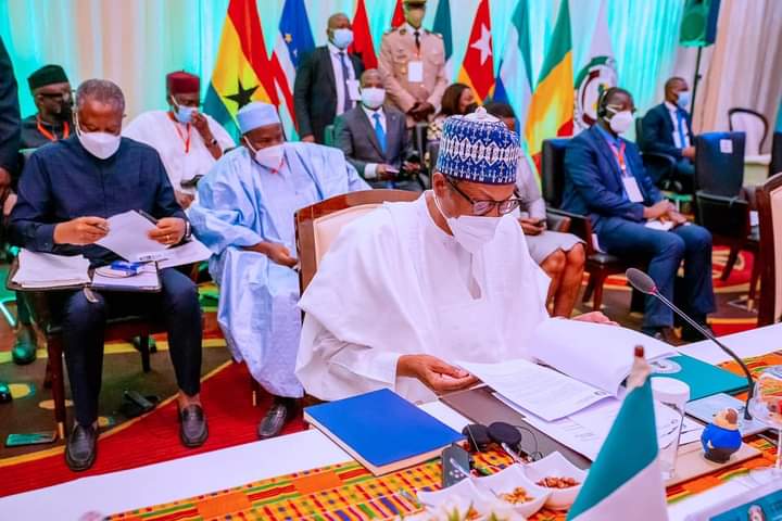 PRESIDENT BUHARI JOINS AFRICAN PRESIDENTS IN GHANA TO ADDRESS CHALLENGING ISSUES PHOTOS 2