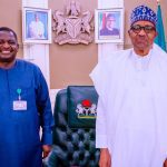 Special Adviser to President Buhari on Media and Publicity Femi Adesina and President Muhammadu Buhari