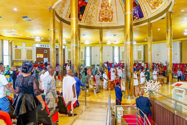 The church service held at the Victory Chapel, bank road, Imo State Government House, Owerr